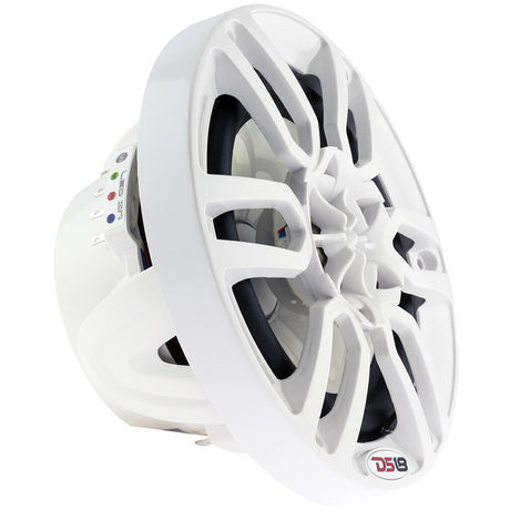 DS18 HYDRO 8 2Way Marine Speakers wRGB LED Lights 375W  White