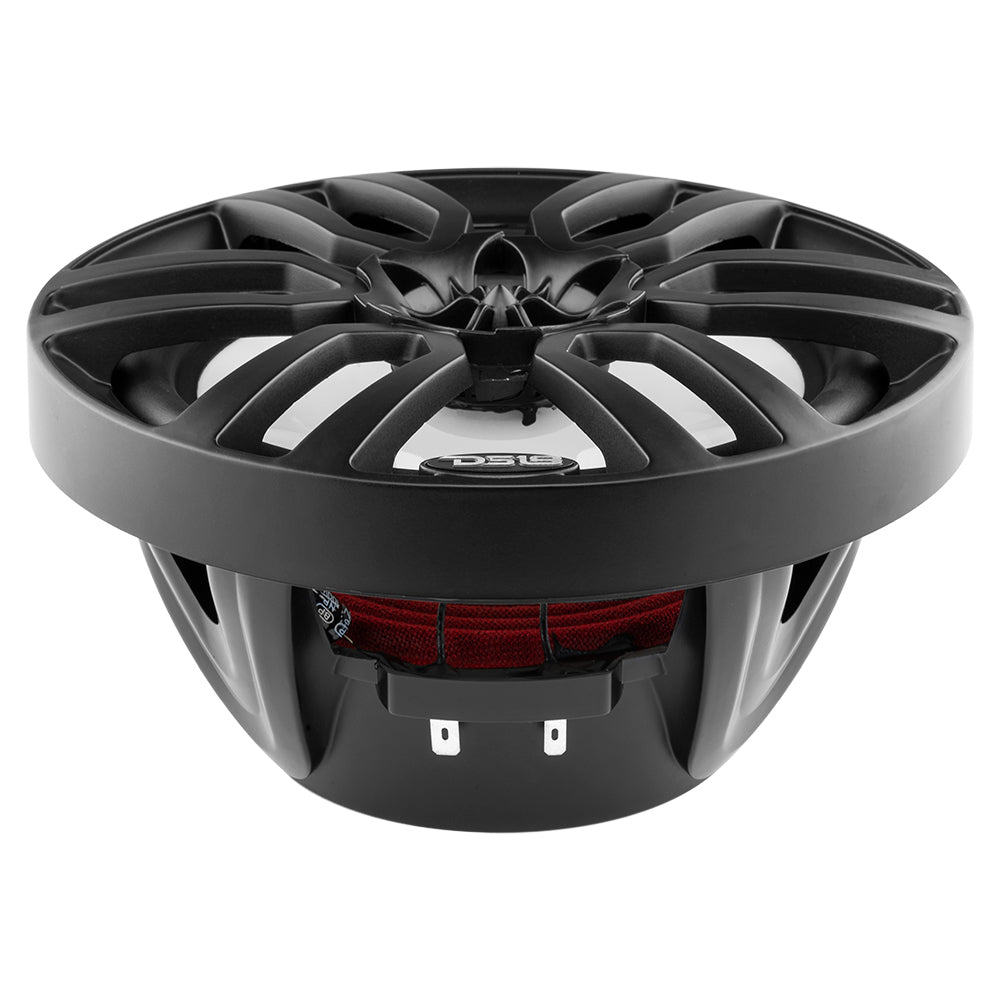 DS18 HYDRO 8 2Way Marine Speakers wRGB LED Lights 375W  Matte Black