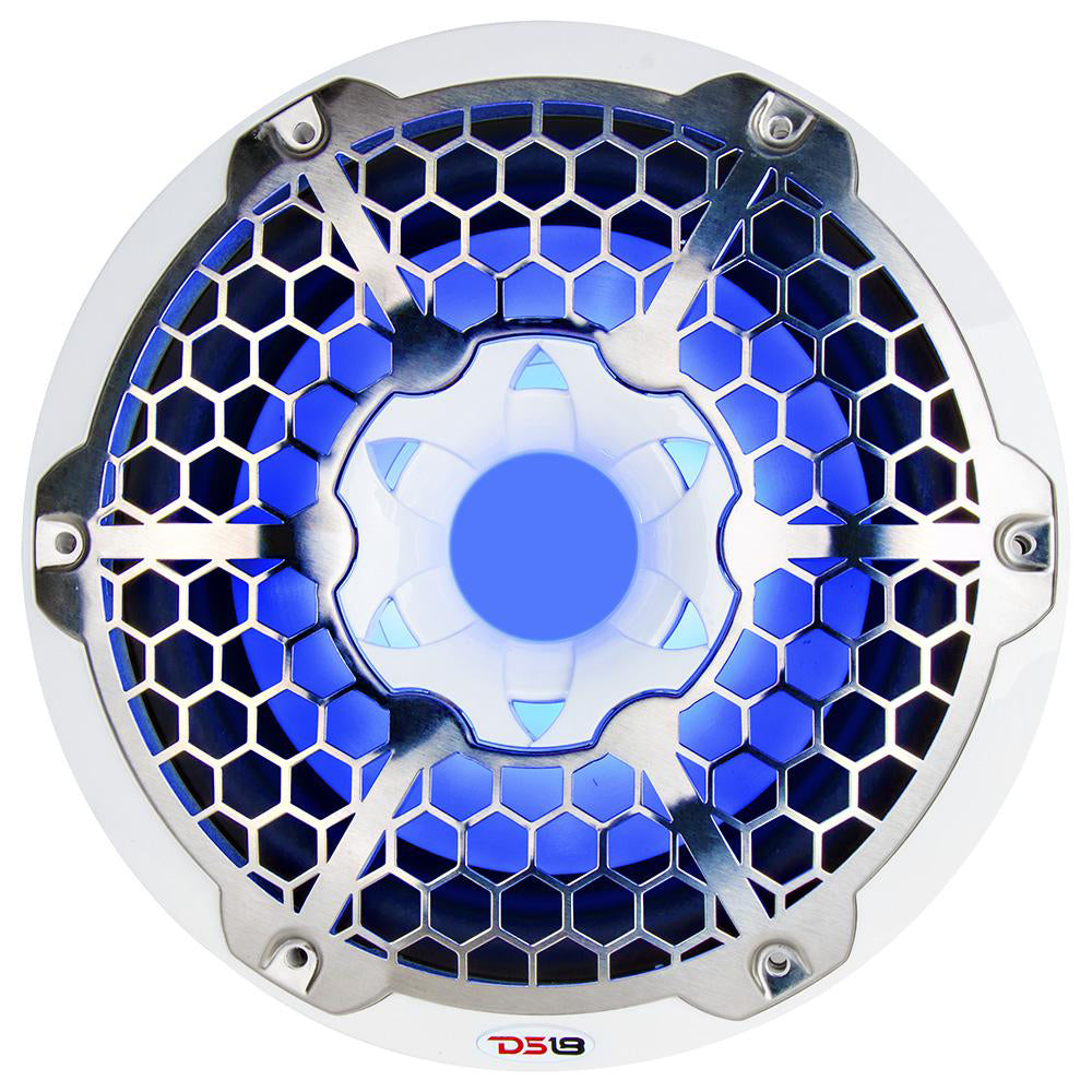 DS18 HYDRO 10 Subwoofer wRGB Lights  600W  White