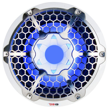DS18 HYDRO 10 Subwoofer wRGB Lights  600W  White