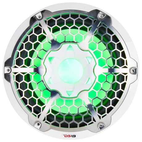 DS18 HYDRO 10 Subwoofer wRGB Lights  600W  White