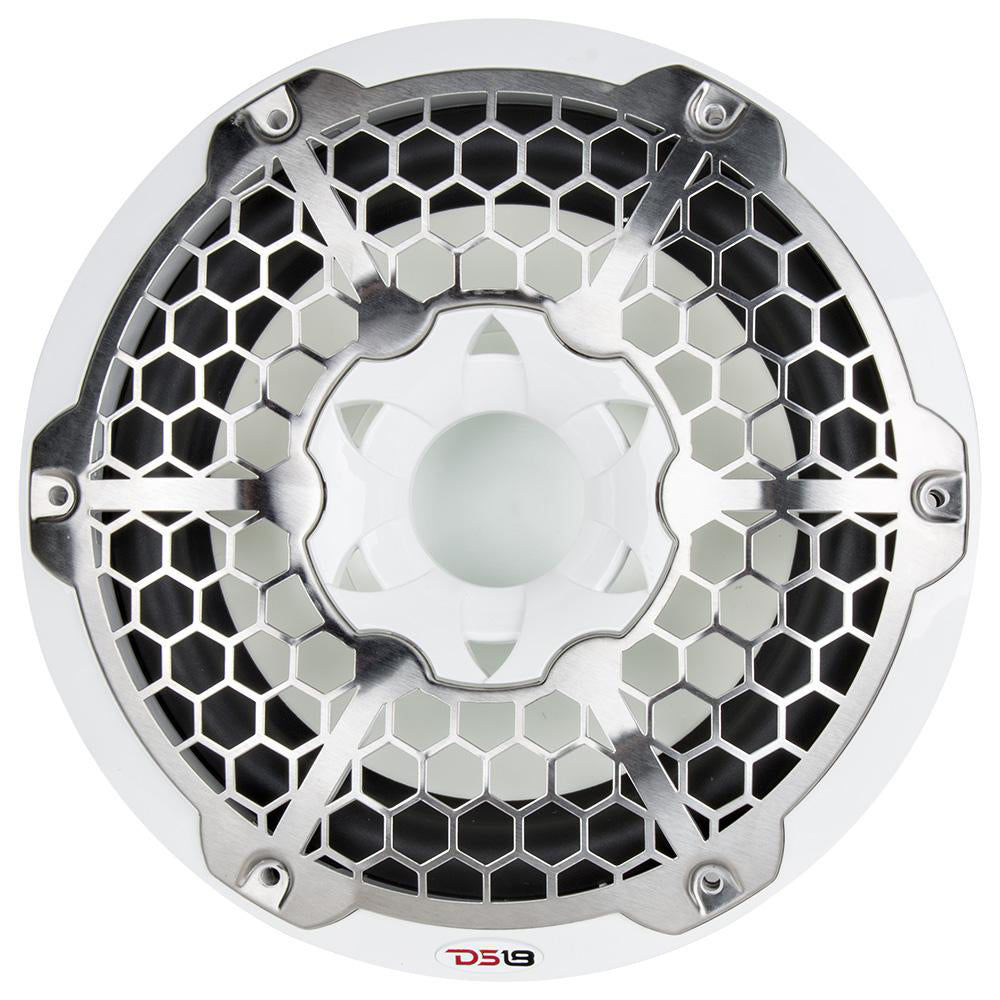 DS18 HYDRO 10 Subwoofer wRGB Lights  600W  White