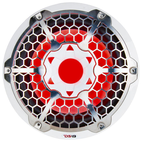 DS18 HYDRO 10 Subwoofer wRGB Lights  600W  White