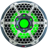 DS18 HYDRO 10 Subwoofer wRGB Lights  600W  Carbon Fiber