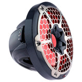 DS18 HYDRO 10 Subwoofer wRGB Lights  600W  Carbon Fiber