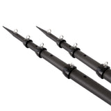 Tigress XD 3K Carbon Fiber Telescoping Outrigger Poles  21  Matte Black Black  Pair