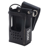 Icom Leather Case wSwivel Belt Loop  DRing fF52D M85  M85IS
