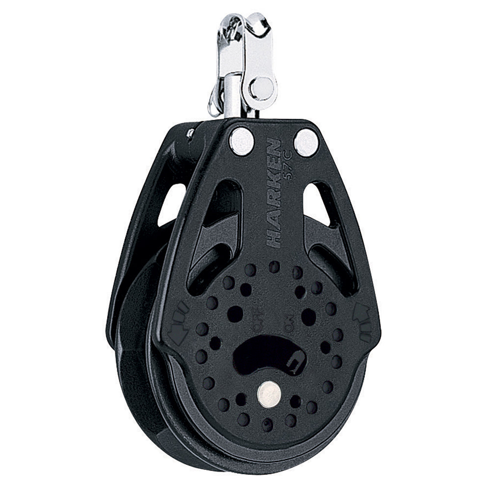 Harken 57mm Carbo Single Ratchet Block wSwivel