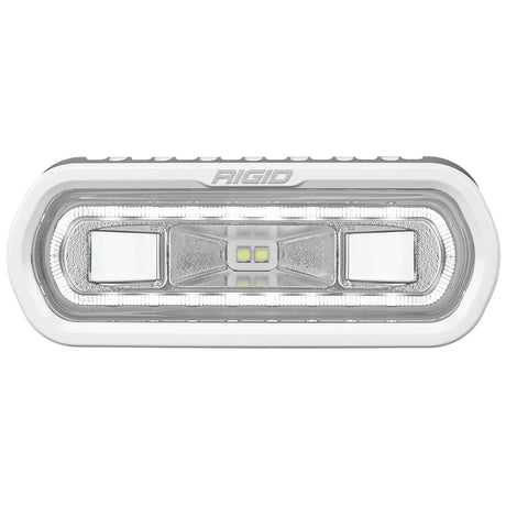 RIGID Industries SRL Series Marine Spreader Light  White Surface Mount  White Light wWhite Halo