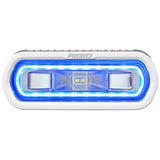 RIGID Industries SRL Series Marine Spreader Light  White Surface Mount  White Light wBlue Halo
