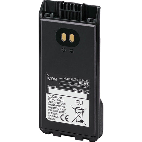 Icom BP280 Liion Battery  74V 2400mAh fA16