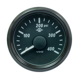 VDO SingleViu 52mm 2116 Oil Pressure Gauge  400 PSI  0180 Ohm