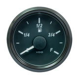 VDO SingleViu 52mm 2116 Fuel Level Gauge  EF Scale  0180 Ohm