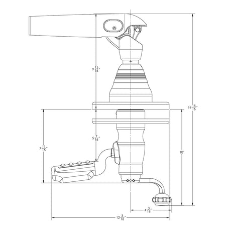 TACO GS500 Grand Slam Outrigger Mounts Only Accepts CFHD Poles
