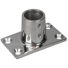 SeaDog Rail Base Fitting Rectangular Base 90  316 Stainless Steel  11116 x 3  78 OD