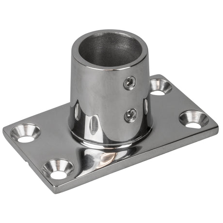 SeaDog Rail Base Fitting Rectangular Base 90  316 Stainless Steel  11116 x 3  78 OD
