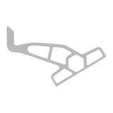 Minn Kota Raptor Jack Plate Adapter Bracket  Starboard  2 Setback  4 Rise  White