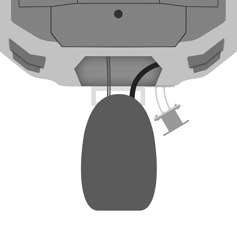 Minn Kota 3 Raptor Setback Bracket  White