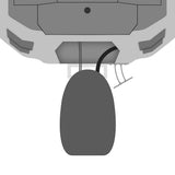Minn Kota Raptor Direct Mount Angle Bracket  White