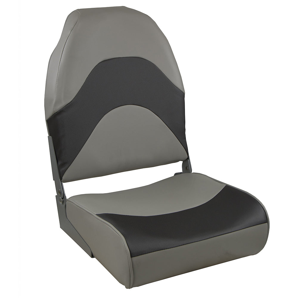 Springfield Premium Wave Folding Seat  Grey wMeteor Stripe
