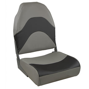 Springfield Premium Wave Folding Seat  Grey wMeteor Stripe