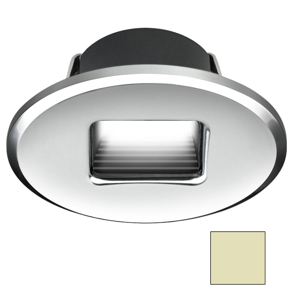 I2Systems Ember E1150Z SnapIn  Polished Chrome  Oval  Warm White Light