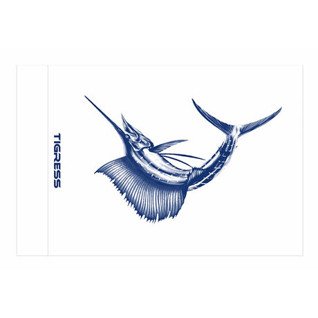 Tigress Sailfish Release Flag  12 x 18