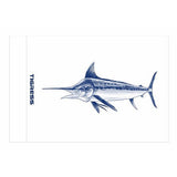 Tigress White Marlin Release Flag  12 x 18