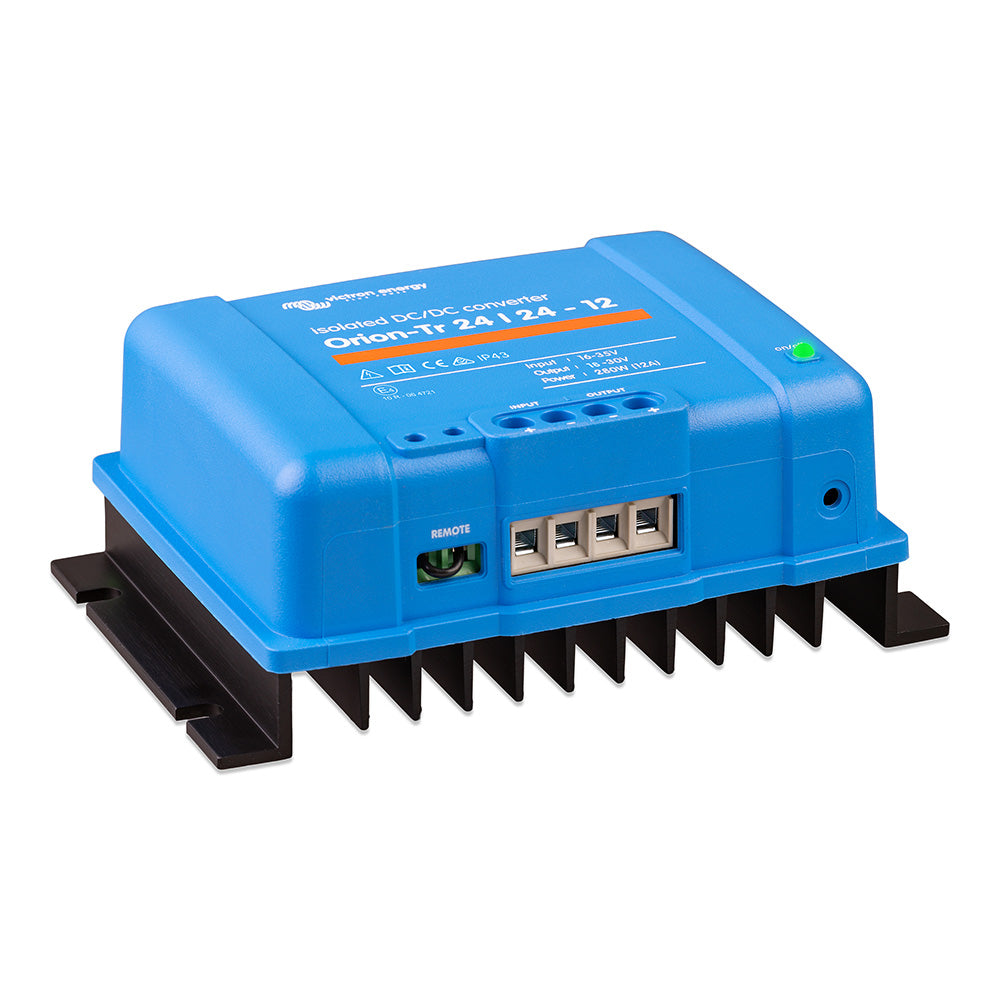 Victron OrionTR DCDC Converter  24 VDC to 24 VDC  280W  12AMP Isolated