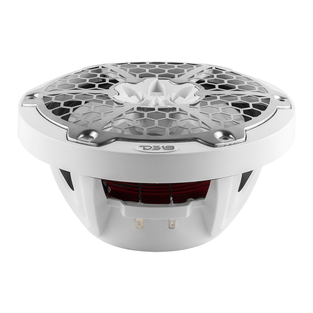 DS18 New Edition HYDRO 8 2Way Marine Speakers wRGB LED Lighting 375W  White