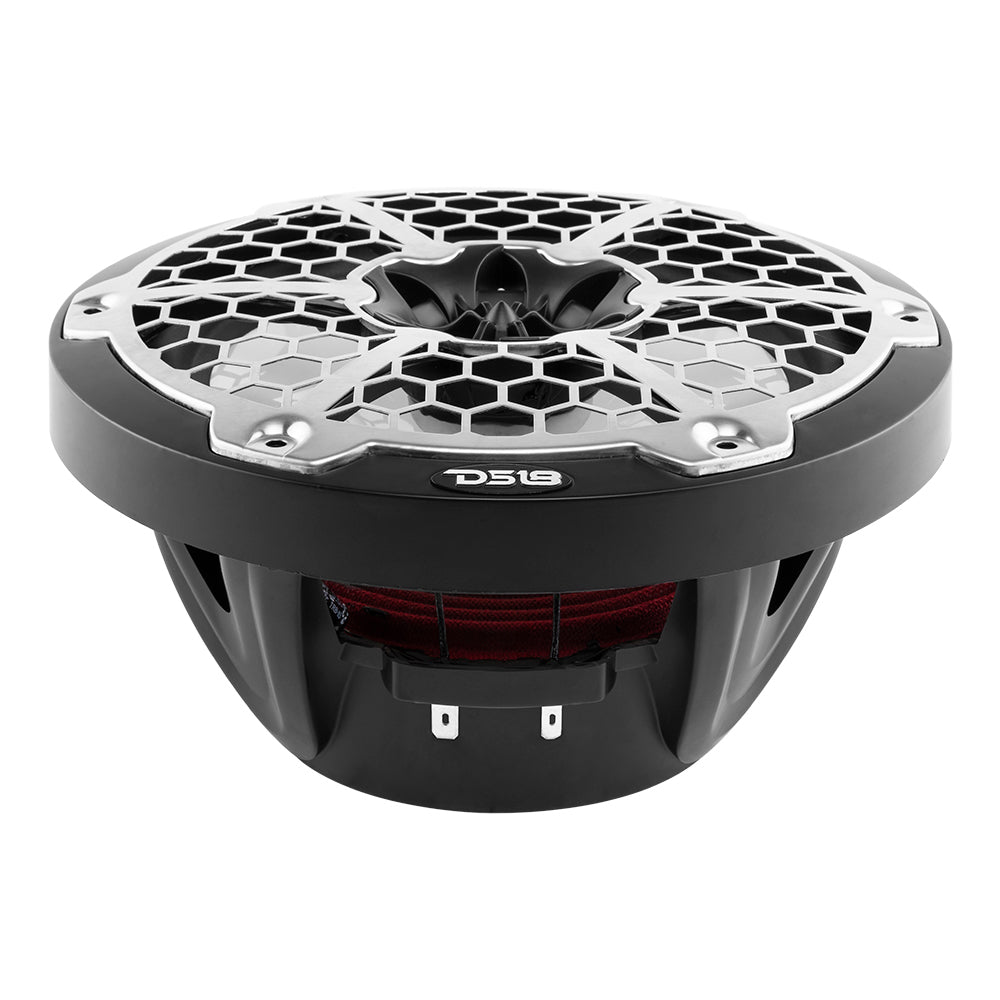 DS18 New Edition HYDRO 8 2Way Marine Speakers wRGB LED Lighting 375W  Black