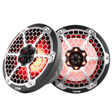 DS18 New Edition HYDRO 8 2Way Marine Speakers wRGB LED Lighting 375W  Black