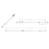 TACO TeleSun Aluminum Shade Poles wCarry Bag