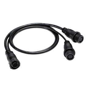 Humminbird 14 M SILR Y  SOLIXAPEX Side Imaging LeftRight Splitter Cable