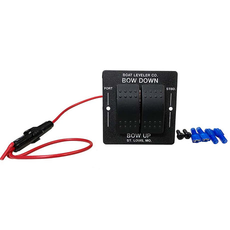 Boat Leveler Waterproof Trim Tab Switch  BlackBlack Buttons