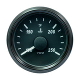VDO SingleViu 52mm 2116 Water Temperature Gauge  250F  45030 Ohm
