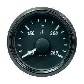 VDO SingleViu 52mm 2116 Water Temperature Gauge  250F  45030 Ohm