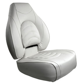 Springfield Fish Pro High Back Folding Seat  White