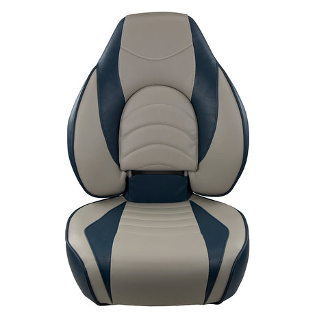 Springfield Fish Pro High Back Folding Seat  BlueGrey