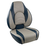 Springfield Fish Pro High Back Folding Seat  BlueGrey