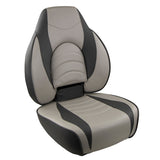 Springfield Fish Pro High Back Folding Seat  CharcoalGrey
