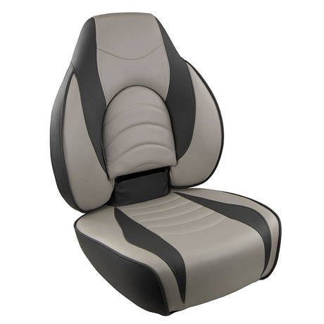 Springfield Fish Pro High Back Folding Seat  CharcoalGrey