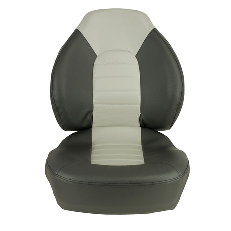 Springfield Fish Pro Mid Back Folding Seat  CharcoalGrey