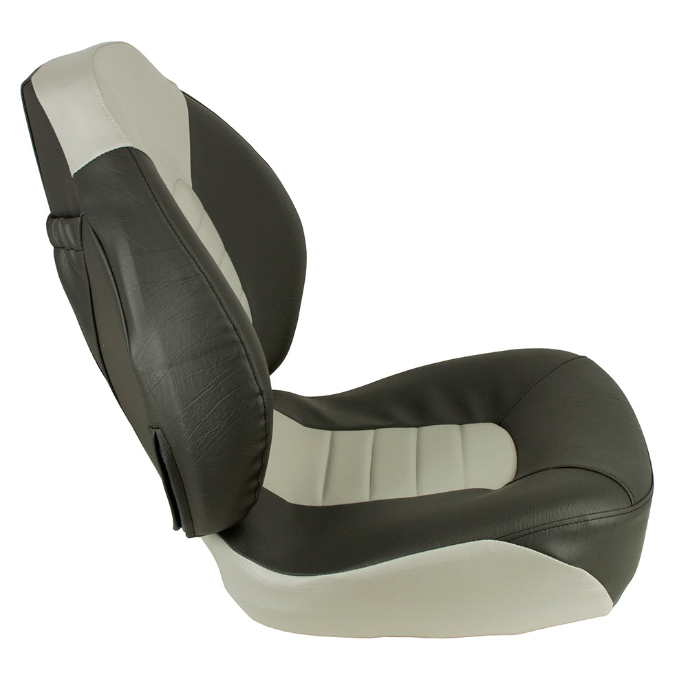 Springfield Fish Pro Mid Back Folding Seat  CharcoalGrey