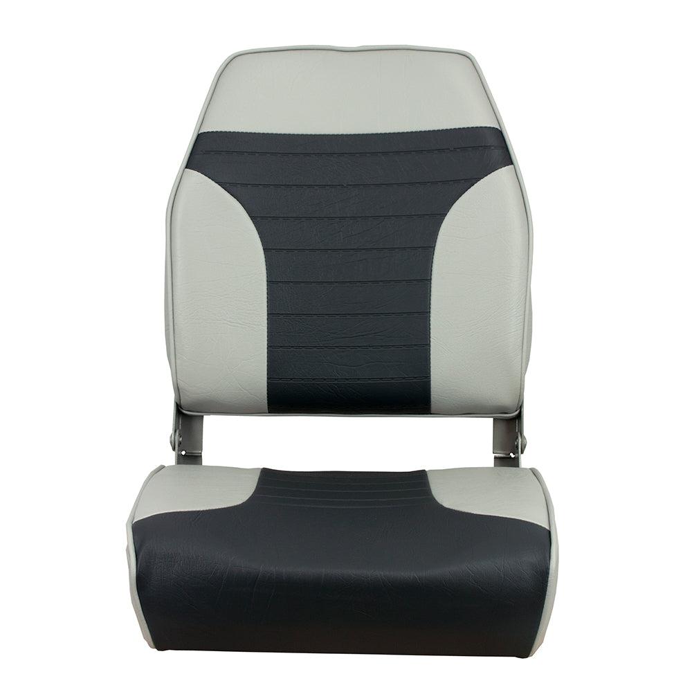Springfield High Back MultiColor Folding Seat  GreyCharcoal