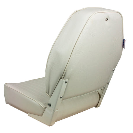 Springfield High Back Folding Seat  White