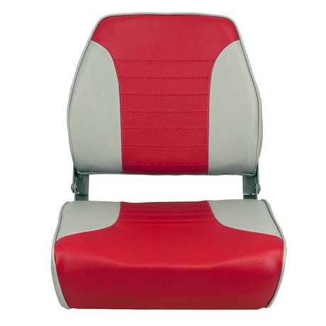 Springfield Economy MultiColor Folding Seat  GreyRed