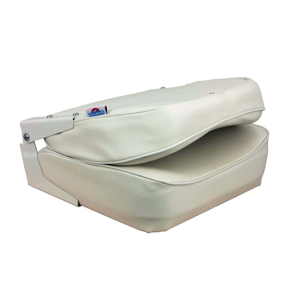 Springfield Economy Folding Seat  White