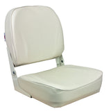 Springfield Economy Folding Seat  White