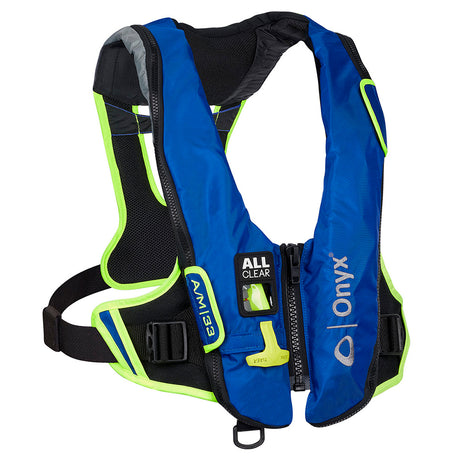 Onyx Impulse AM33 All Clear AutoManual Inflatable Life Jacket  Blue